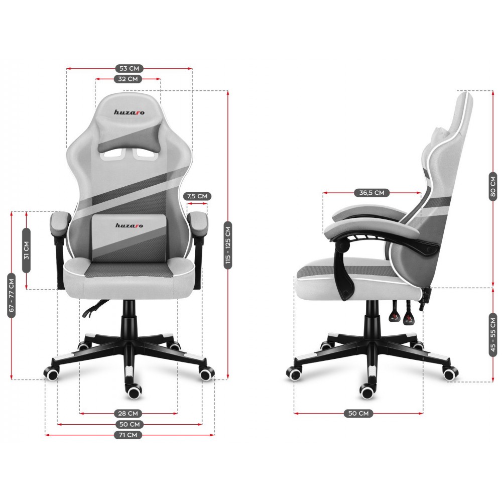 Καρέκλα Gaming Force 4.4 – Λευκό 71x50x125