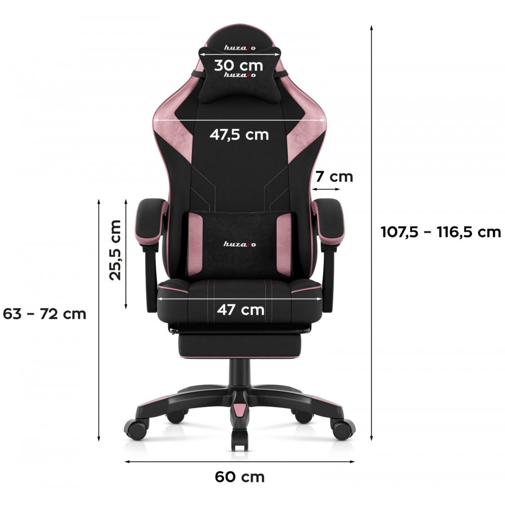 Καρέκλα Gaming Force 3.7 – Ρόζ 60x45x116