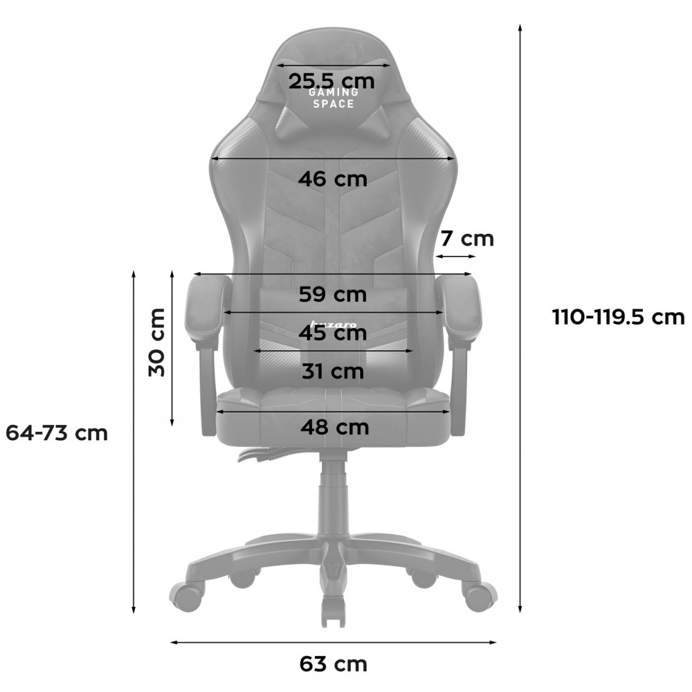 Καρέκλα Gaming Force 2.7 – Μαύρο 63x46x120