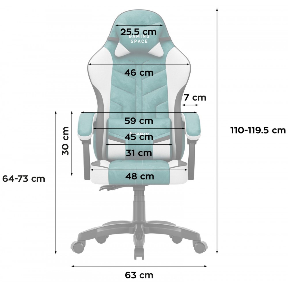Καρέκλα Gaming Force 2.7 – Πράσινο 63x46x120
