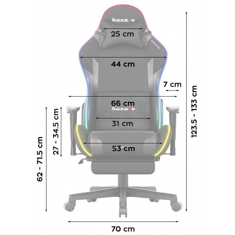 Καρέκλα Gaming Force 5.7 RGB 70x53x133