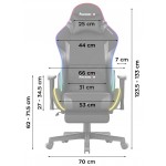 Καρέκλα Gaming Force 5.7 RGB 70x53x133