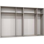 Ντουλάπα Mila II-Καφέ - Μαύρο-Μήκος: 300 εκ. 100x52x202