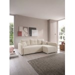 Γωνιακός Καναπές Viena-Κρεμ-Δεξιά 234x145x88