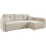 Γωνιακός Καναπές Viena-Κρεμ-Δεξιά 234x145x88