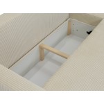 Γωνιακός Καναπές Viena-Ανθρακί-Αριστερή 234x145x88