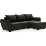 Γωνιακός Καναπές Runo-Ανθρακί 251x140x88