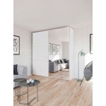 Ντουλάπα Rodos 225 Δίφυλλη-Λευκό 225x65x244