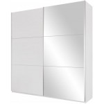 Ντουλάπα Rodos 225 Δίφυλλη-Λευκό 225x65x244