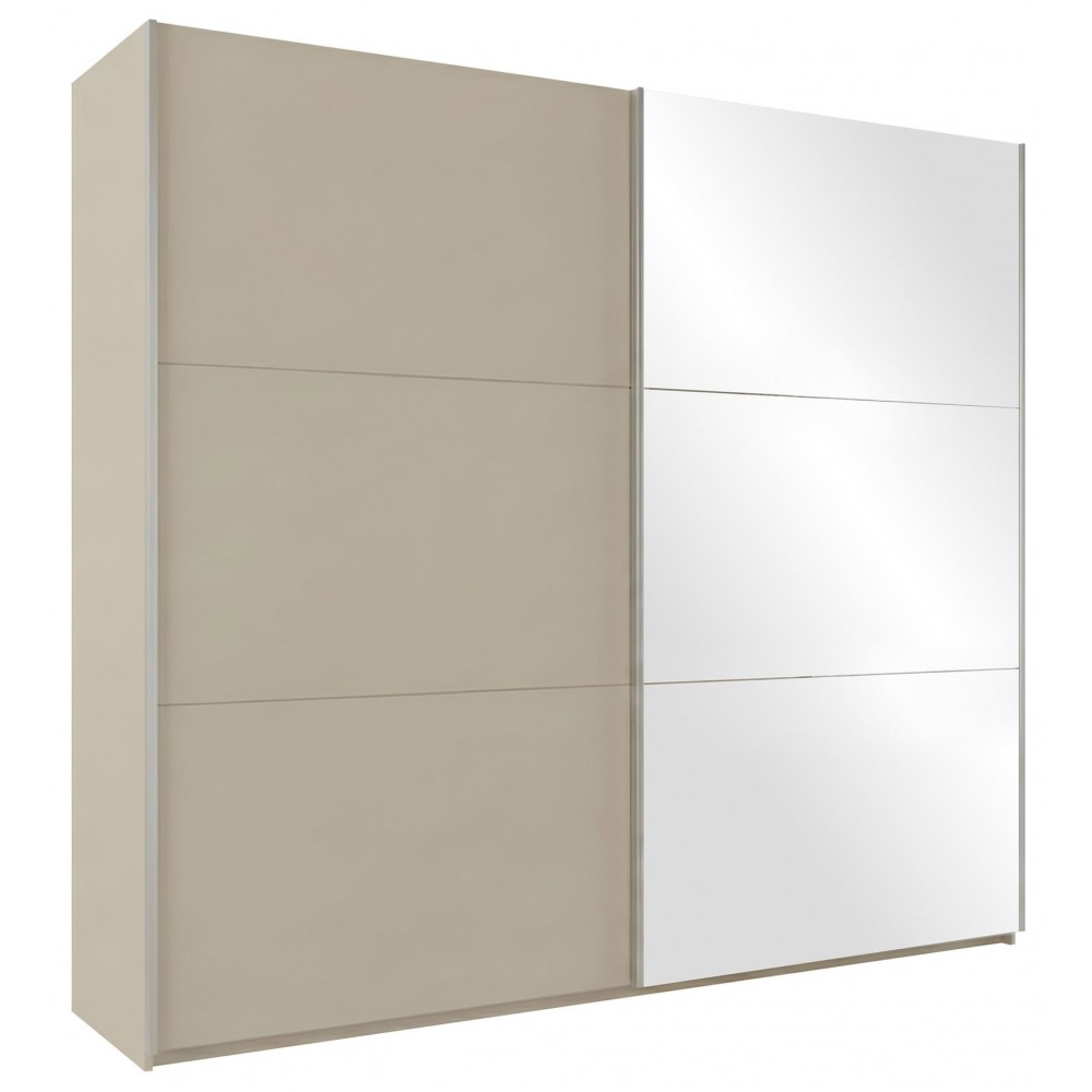 Ντουλάπα Rodos 225 Δίφυλλη-Μπεζ 225x65x244