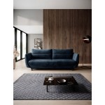 Καναπές Matos τριθέσιος-Μπλε Σκούρο 236x90x95