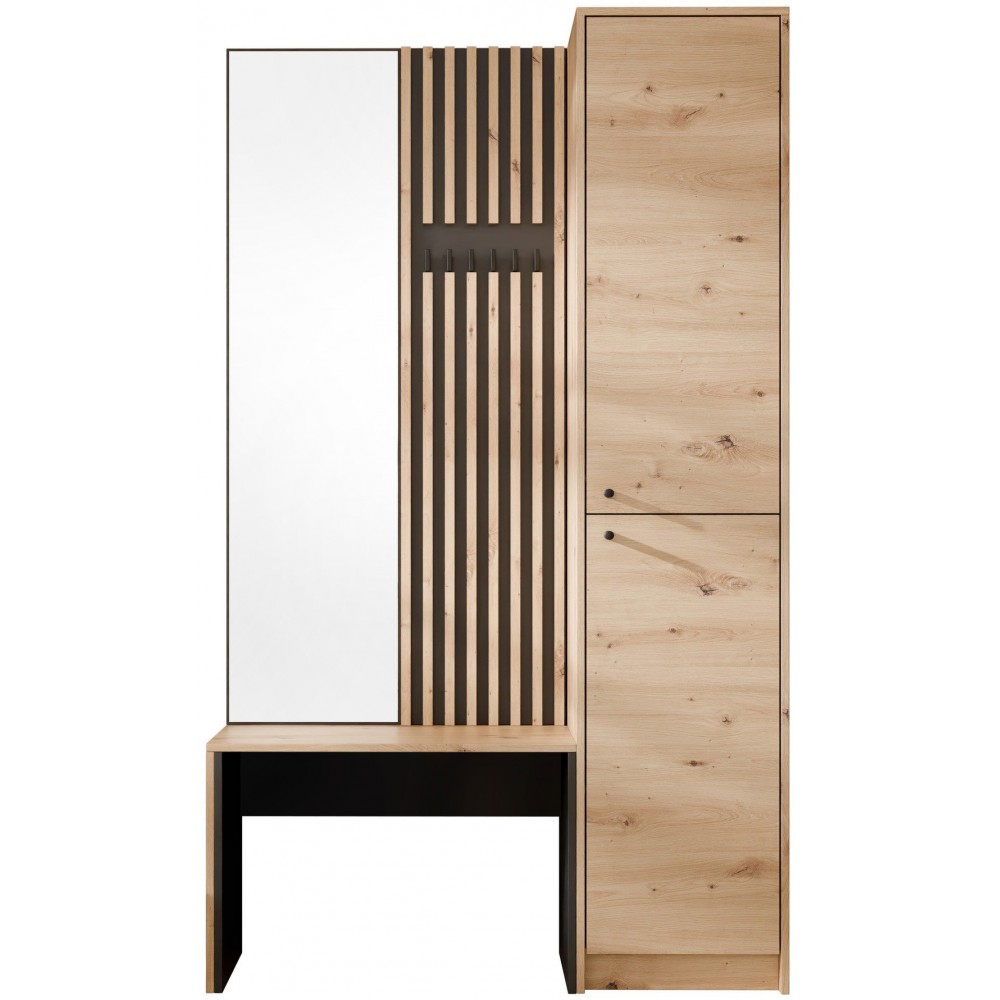 Γκαρνταρόμπα Ancerta-Φυσικό 115x41x190