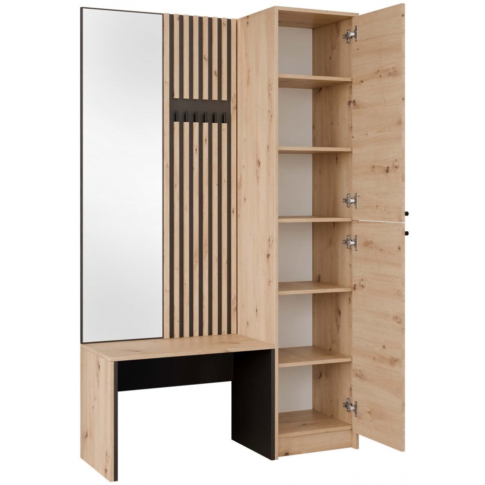 Γκαρνταρόμπα Ancerta-Φυσικό 115x41x190