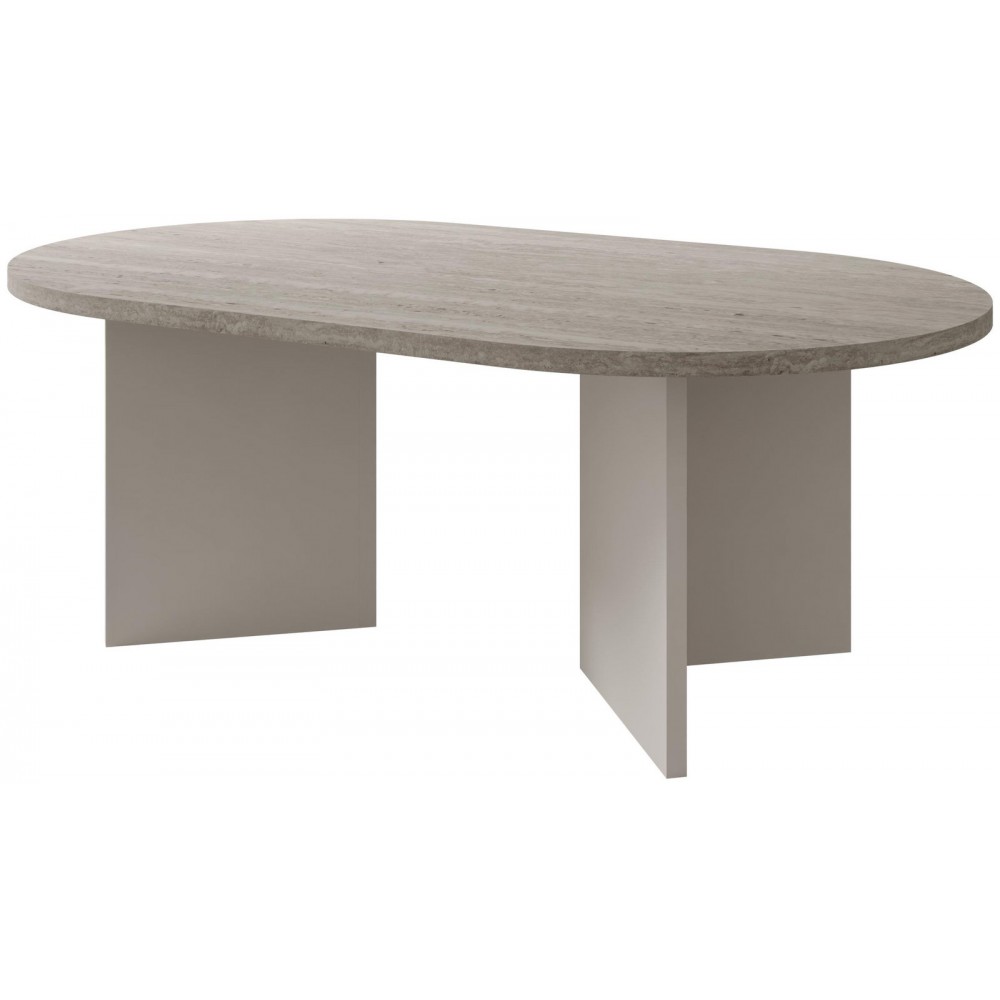 Τραπεζάκι Σαλονιού Gelizo-Μπεζ 110x65x42