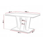Τραπεζάκι Σαλονιού Muss-Μαύρο 100x60x55