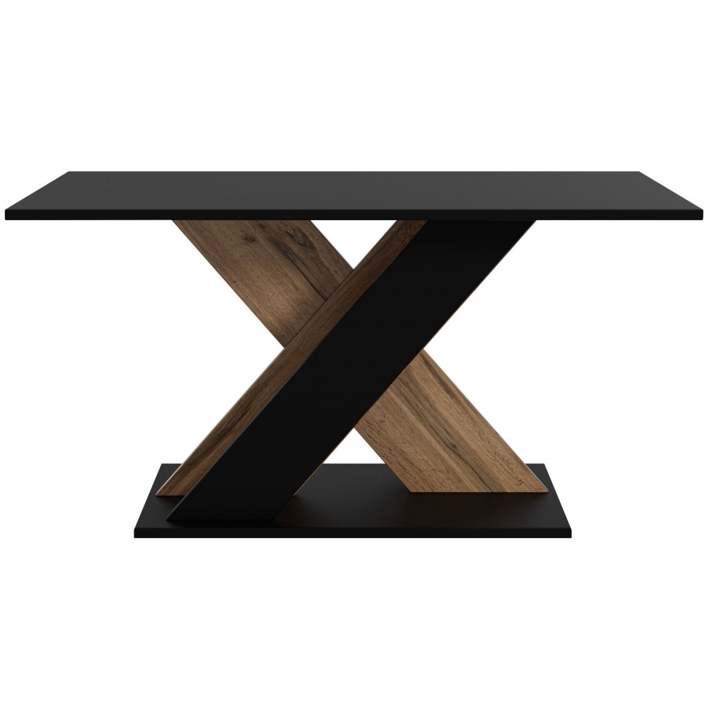 Τραπεζάκι Σαλονιού Toxx-Μαύρο – Φυσικό 110x60x55