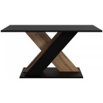 Τραπεζάκι Σαλονιού Toxx-Μαύρο – Φυσικό 110x60x55