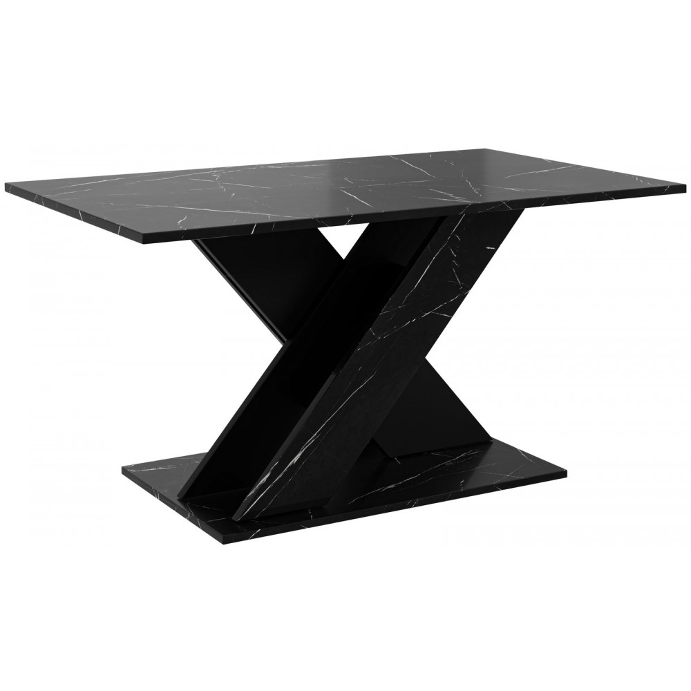 Τραπεζάκι Σαλονιού Toxx-Μαύρο 110x60x55