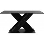 Τραπεζάκι Σαλονιού Toxx-Μαύρο 110x60x55