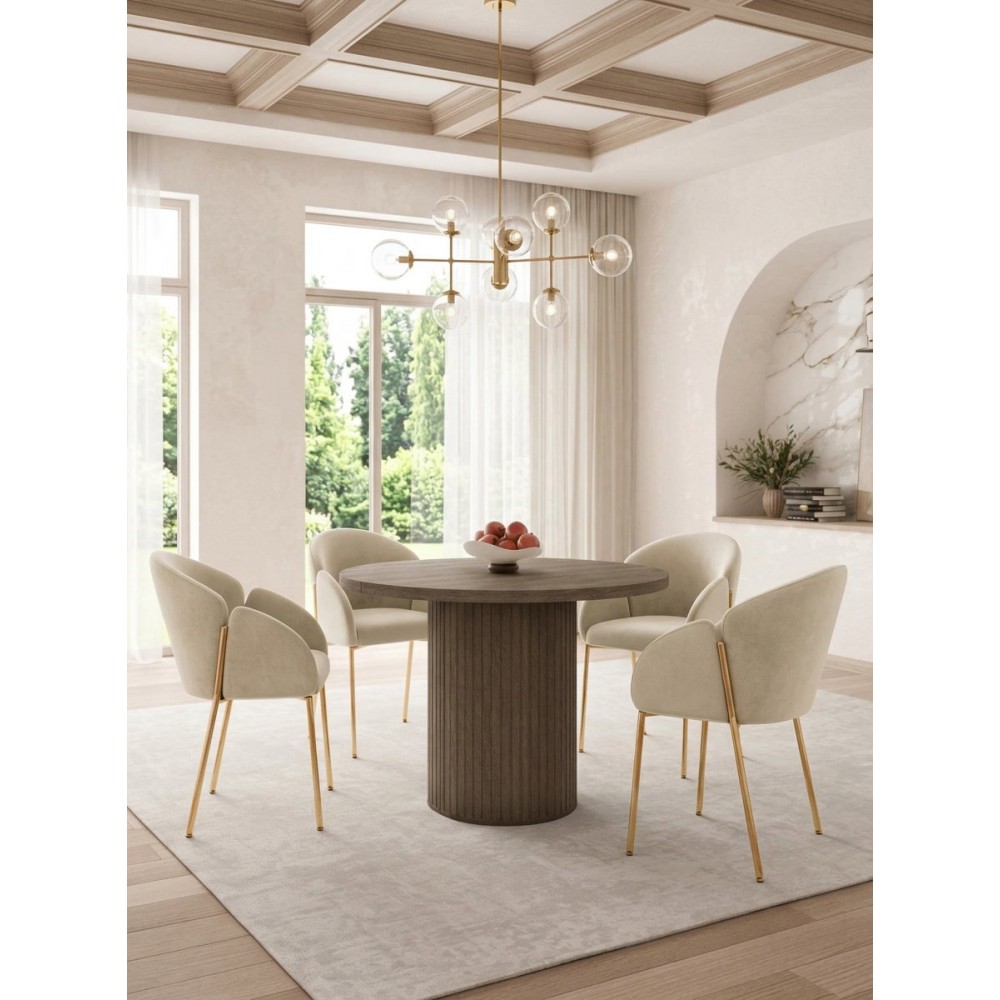 Επεκτεινόμενο τραπέζι Ovalio 100x100x75