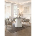 Τραπέζι Calma 120 Επεκτεινόμενο-Γκρι - Κασμίρ 120x120x76