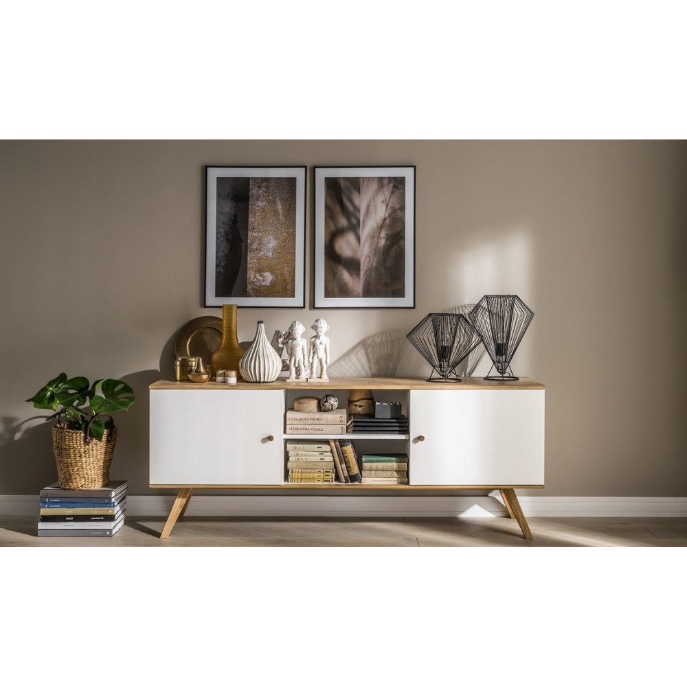 Μπουφές Nature Χαμηλός-Λευκό