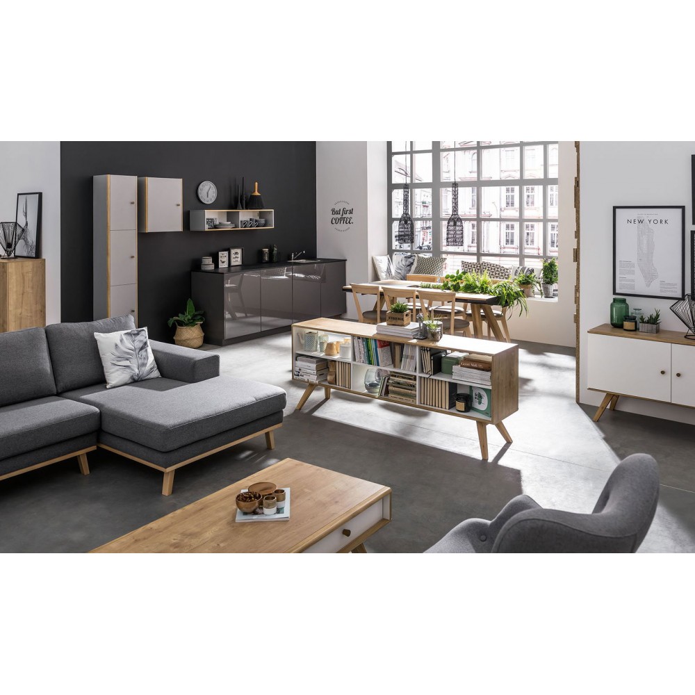 Κρεμαστή Ραφιέρα Nature - Γκρι