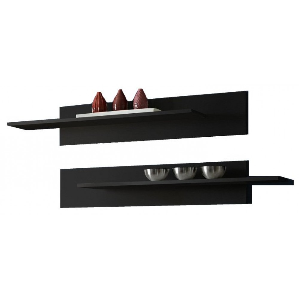 Σετ 2 Ράφια Mix-Μαύρο