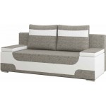 Καναπές - κρεβάτι Aria-Λευκό - Γκρι