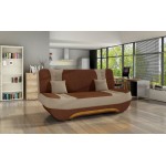 Καναπές - κρεβάτι Eva-Καφέ