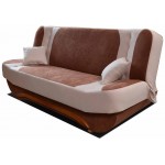 Καναπές - κρεβάτι Eva-Καφέ