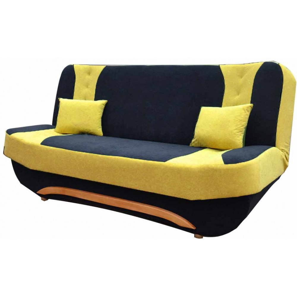 Καναπές - κρεβάτι Eva-Κίτρινο