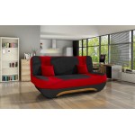 Καναπές - κρεβάτι Eva-Κόκκινο