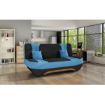 Καναπές - κρεβάτι Eva-Μπλε