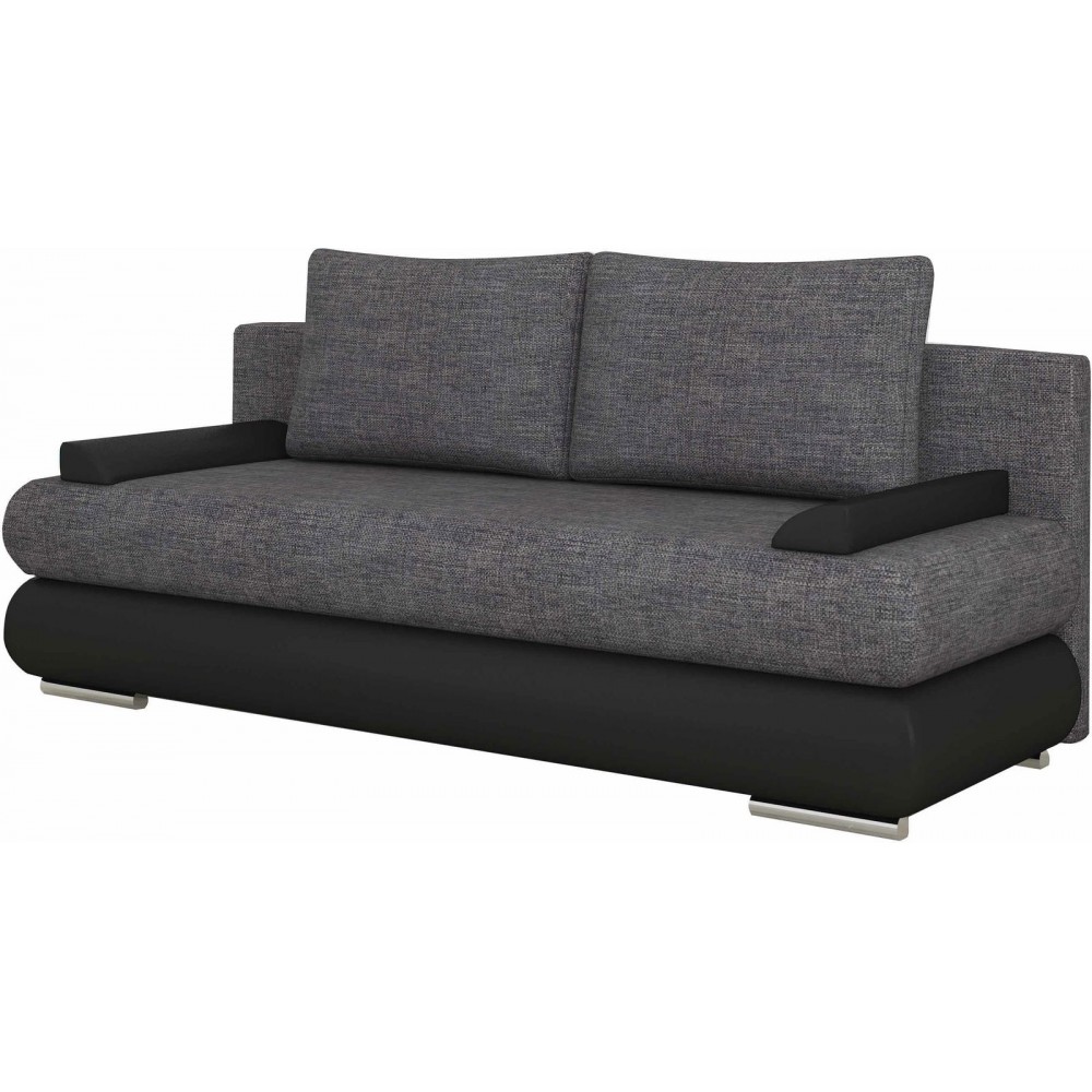 Καναπές - κρεβάτι Milly-Γκρι - Μαύρο