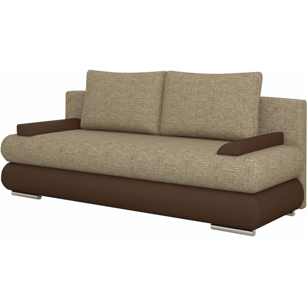 Καναπές - κρεβάτι Milly-Μπεζ - Καφέ