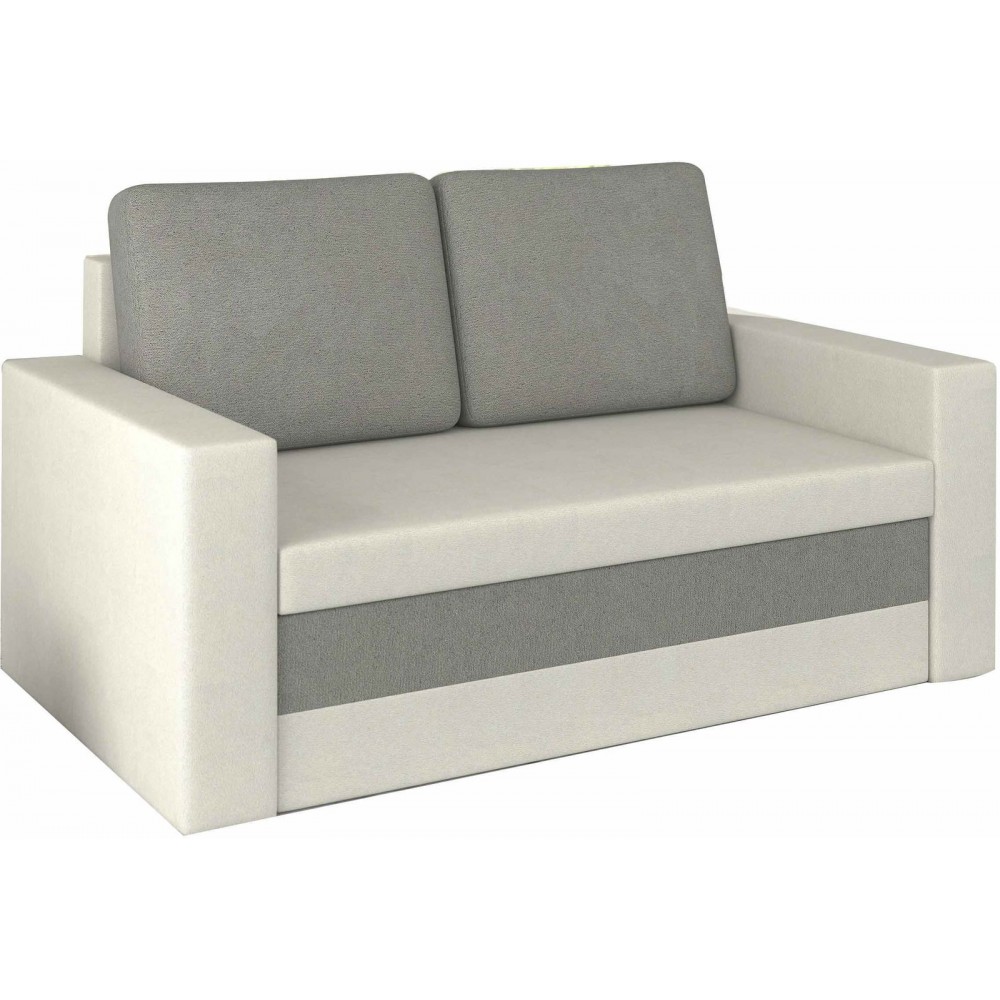 Καναπές - κρεβάτι Wade-Λευκό - Γκρι