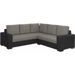 Γωνιακός καναπές Caneen-Γκρι ανοιχτό - Μαύρο