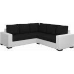 Γωνιακός καναπές Caneen-Λευκό - Μαύρο