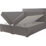 Επενδυμένο κρεβάτι Alfie με στρώμα και ανώστρωμα