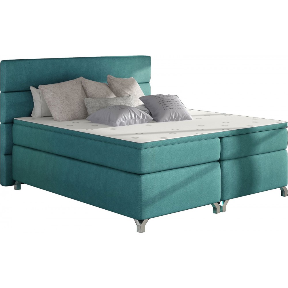 Κρεβάτι Amanda-Γαλάζιο-160 x 200