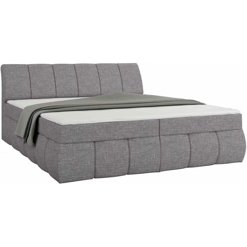 Κρεβάτι Enzo-Γκρι Ανοιχτό-160 x 200