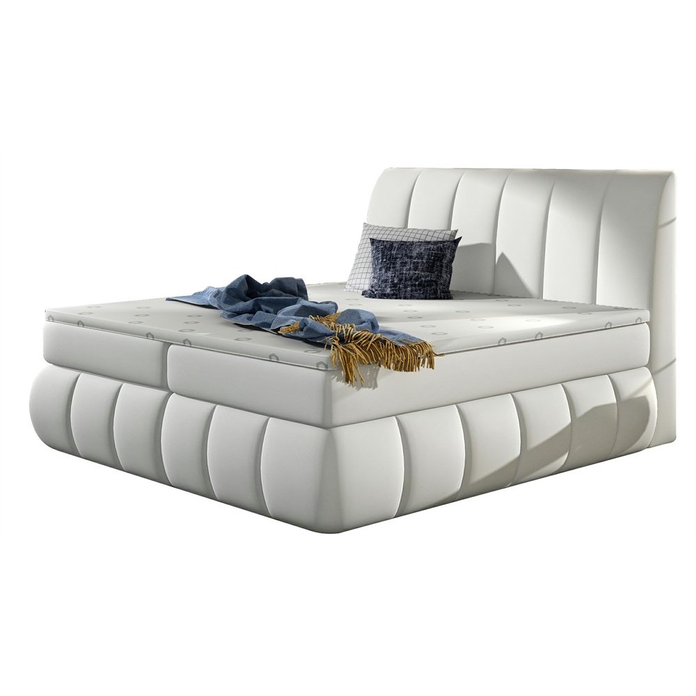 Κρεβάτι Enzo-Λευκό-160 x 200