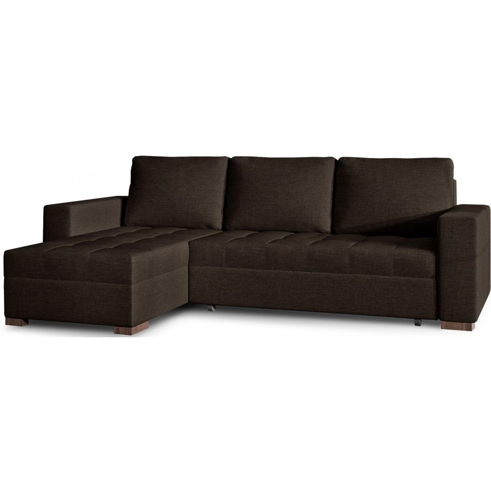 Γωνιακός καναπές Julie-Καφέ