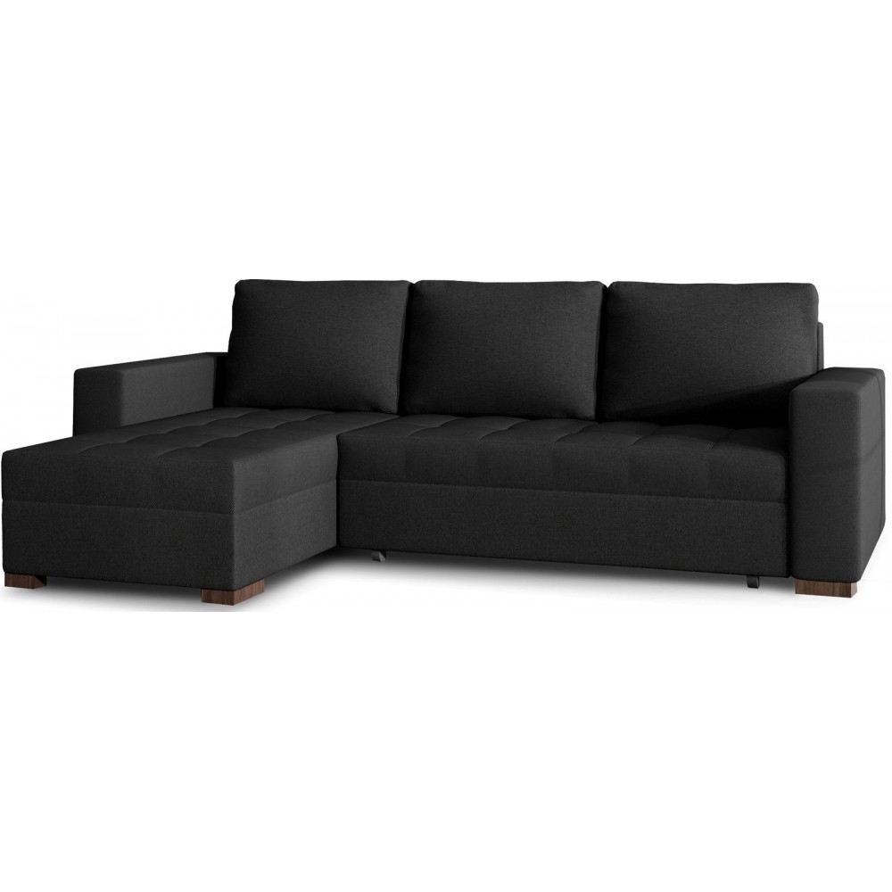 Γωνιακός καναπές Julie-Μαύρο