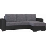 Γωνιακός καναπές Julie-Μαύρο - Γκρι