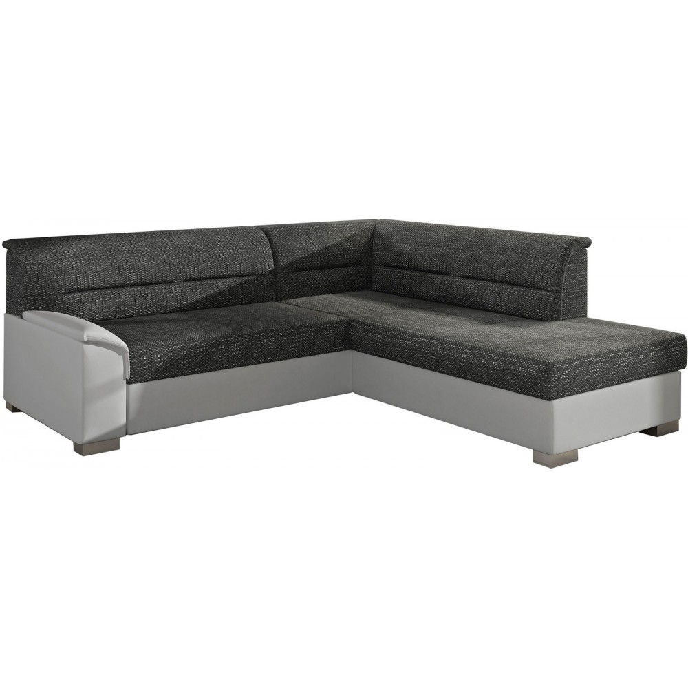 Γωνιακός καναπές Rims-Δεξιά-Λευκό - Γκρι