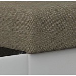 Γωνιακός καναπές Nero-Αριστερή-Λευκό - Μπεζ