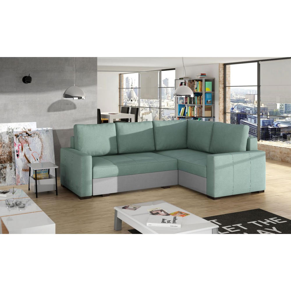 Γωνιακός καναπές Rona-Δεξιά-Βεραμάν