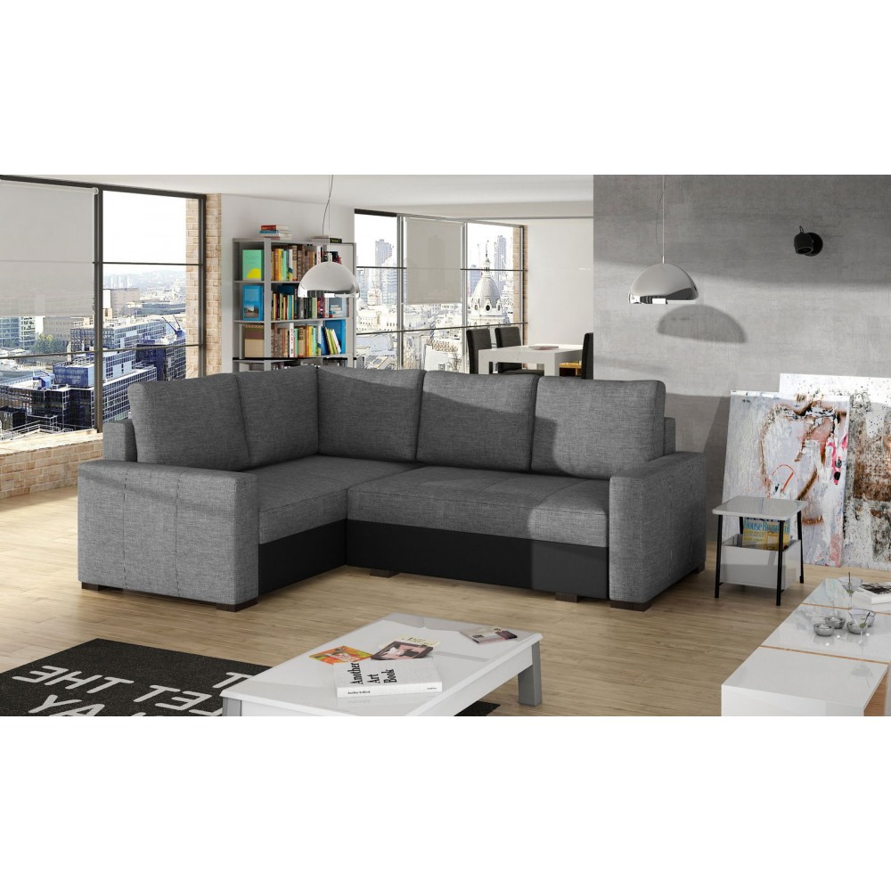 Γωνιακός καναπές Rona-Αριστερή-Γκρι